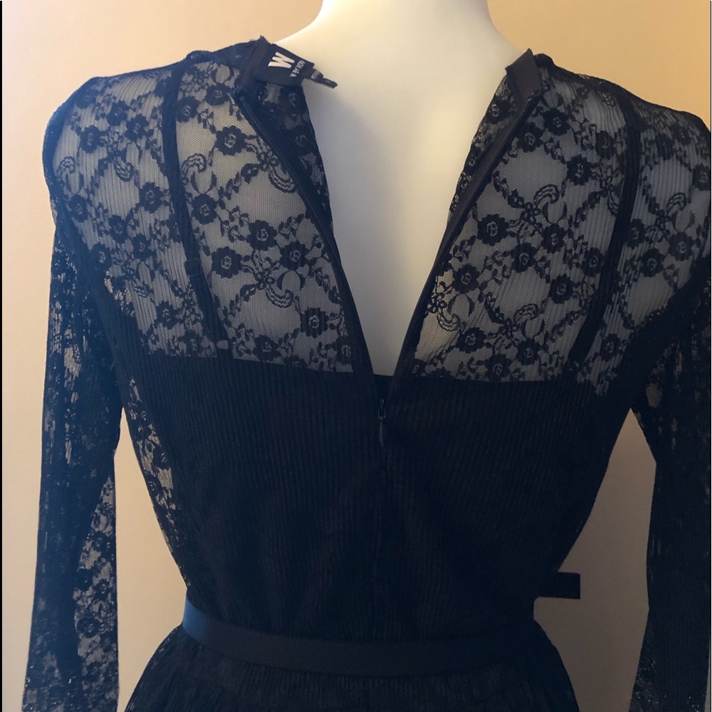 W BY WORTH COLLECTION BORDER LACE DRESS👗Sz 4 - Picture 12 of 17